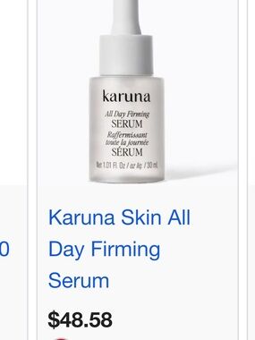 Karuna all day firming face serum